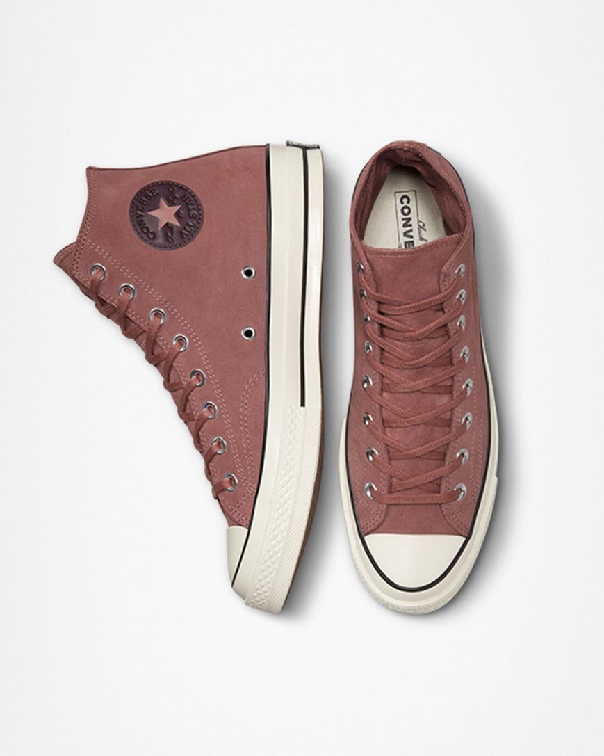 Tenisky Vysoke Converse Chuck 70 Semisove Damske Bordove Čierne | SK EBWLO9